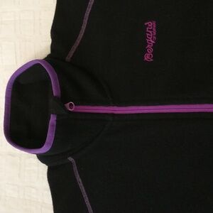 Bergans Of Norway 1895 Einer Lady Jacket, Wool, Women's Size Large, Black/Purple
